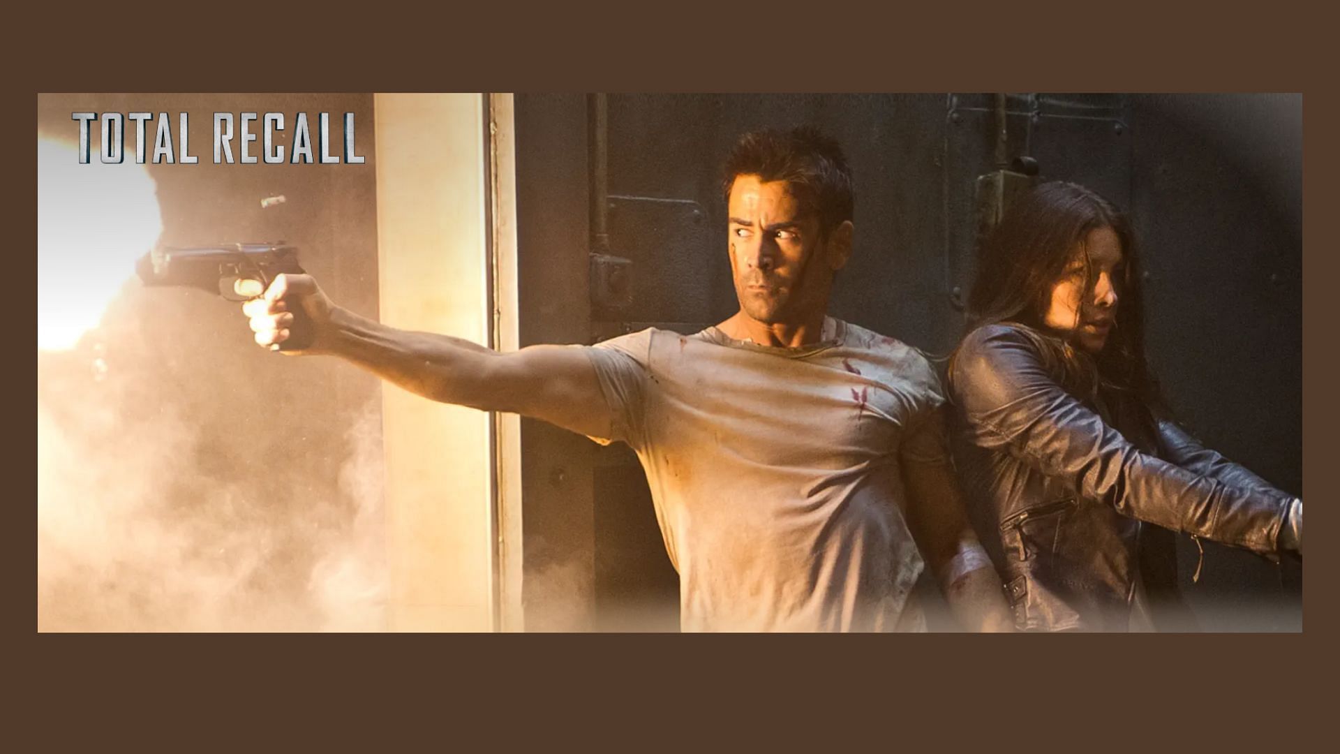 Total Recall is a remake of the 1990 film of the same name (Image via Apple TV+)